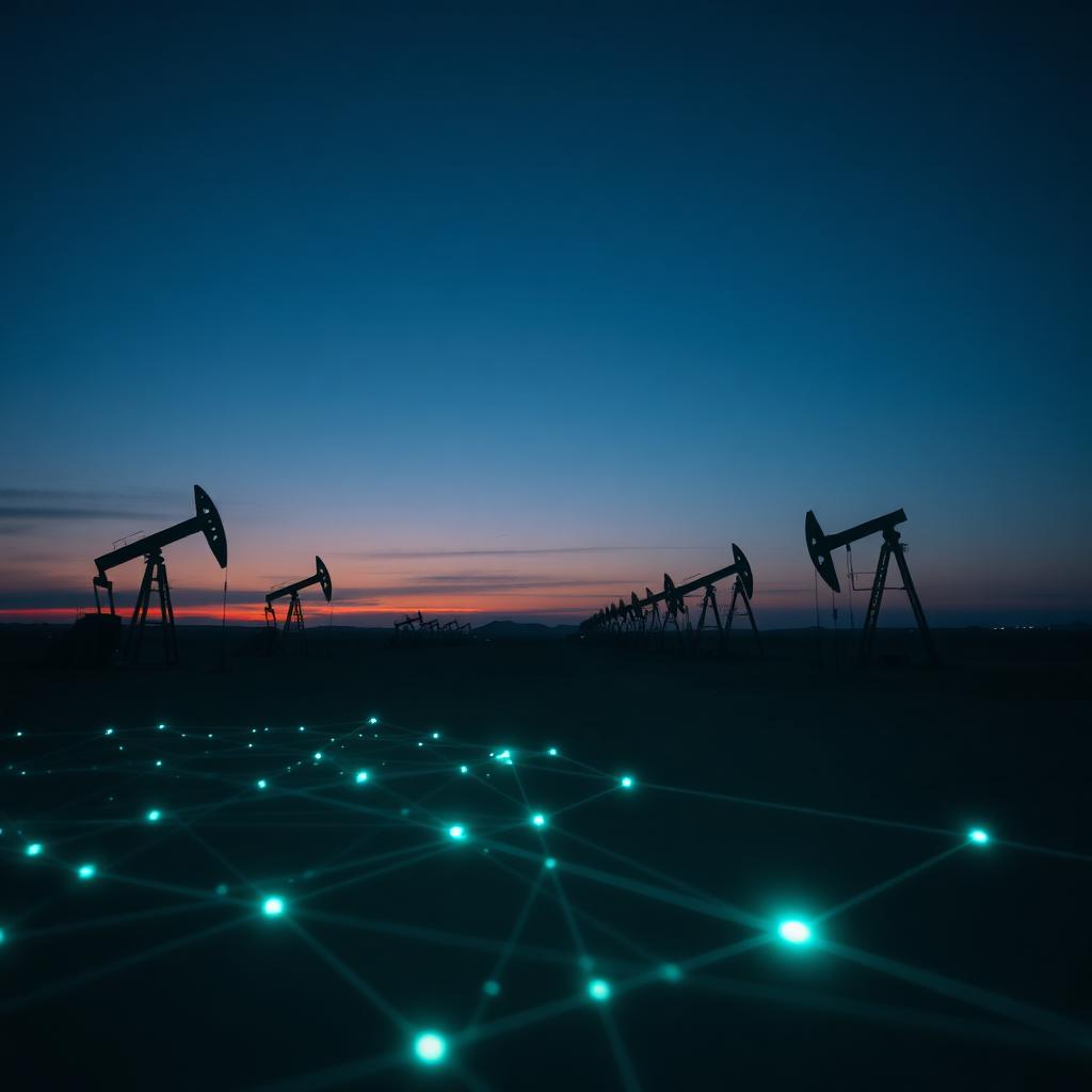 Pump jacks with a data network overlay