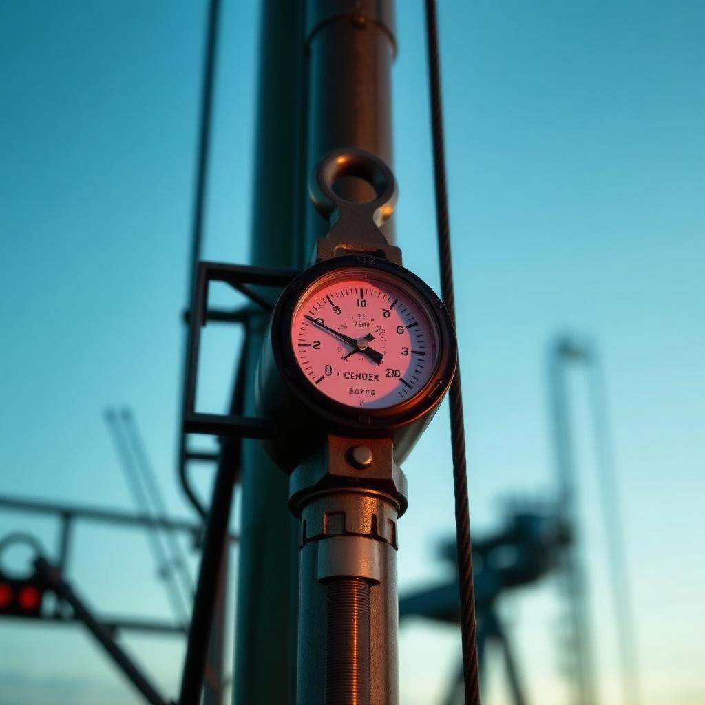 Wellhead gauge measuring production response